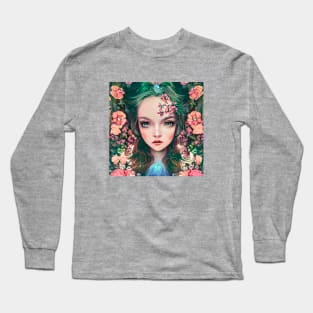 Cute Fairy Girl Long Sleeve T-Shirt